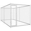 vidaXL Outdoor Dog Kennel 150.4"x75.6"x72.8"