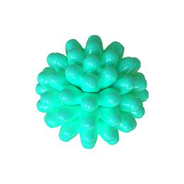 Pet Dog Bite Glue Molar Ball Bite Resistance Training Relief Gnawing Trp Tooth Cleaning Ball Wholesale Dog Toys (Option: Lake blue)