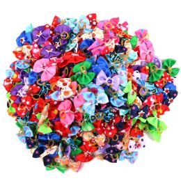 Pet Supplies Bow Rubber Band Scrunchie Head Flower Dog Cat Accessories (Option: )