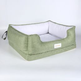 Four Seasons Universal Kennel Can Be Dismantled And Washed Memory Cotton (Option: Green-L)