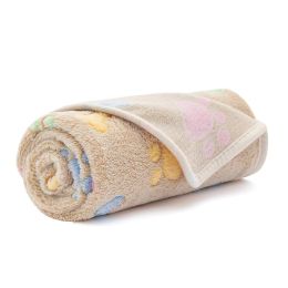 Dog And Cat Flannel Thickened Pet Blanket (Option: Camel bone-XL)