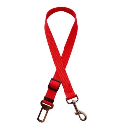 Car Pet Dog Safety Belt Leash Hand Holding Rope Retractable (Option: Red-25x750mM Long)