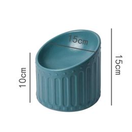 Cat Bowl Ceramic Protection Cervical Spine Diagonal High Foot To Prevent Upset Grain Basin (Option: )