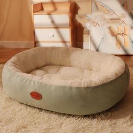 Winter Warm Dog And Cat Nest Winter Sleep Removable And Washable (Option: Cyan-2XL)