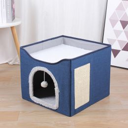 Indoor Foldable Stool Pet Cat Kennel (Option: )