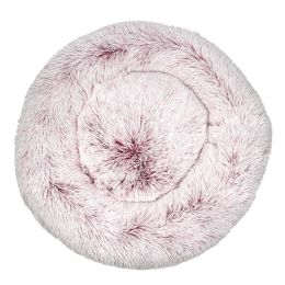 Simple Plush Winter Warm Pet Nest (Option: Gradient rose powder-100cm)