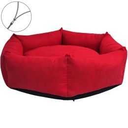 Dog And Cat Nest Removable And Washable Pet Supplies (Option: Red-S)