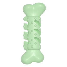 Pet Dog Bone Type Chewing Chewing Teething Toys Pet Products Dog Supplies (Color: green)