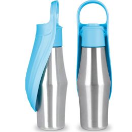 Pet Accompanying Cup Stainless Steel (Option: Light Blue)