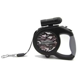 Enhanced Pet Automatic Retractable Leash Tractor With Flashlight (Option: )