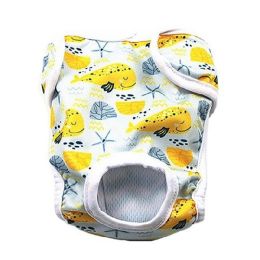 Dog Diaper Pants Sanitary Physiological Pant Washable (Option: Color2-M)