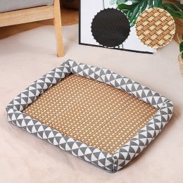 Pet Mat Nest Summer Linen High Temperature Summer Dog (Option: 6 Style-M)