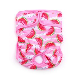 Dog Physiological Pet Menstrual Diaper Pants (Option: Sweet Watermelon-L)