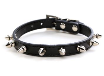 Popular Pet Collar Anti-bite Rivet Small And Medium Leather Dog Leash (Option: )