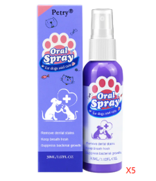 Teeth Cleaning Spray For Dogs (Option: 5PCS)