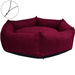 Dog And Cat Nest Removable And Washable Pet Supplies (Option: Wine Red-S)