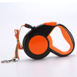 Pet Leashing Device Automatic Retractable Reflective (Option: )