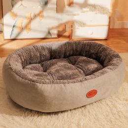 Winter Warm Dog And Cat Nest Winter Sleep Removable And Washable (Option: Light grey-2XL)