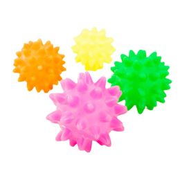 Colorful Sea Urchin Toy Ball Pet Training Hollow Sounding Toy (Option: )