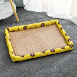 Pet Mat Nest Summer Linen High Temperature Summer Dog (Option: 8 Style-XL)