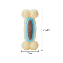 Pet Toy Nylon Card Bone Eater Eat Play Two-in-one Educational Toys (Option: )