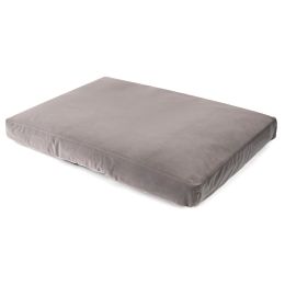 Thickened Warm Dog Kennel Removable Washable Cotton Pad (Option: Dark grey cushion-L 109x78x19cm)