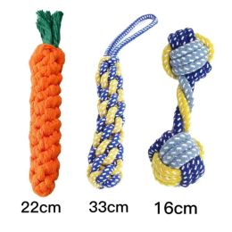 Dog Toy Molar Bite Resistant Rope Knot Toy Small And Medium-sized Dog Cotton Rope (Option: )