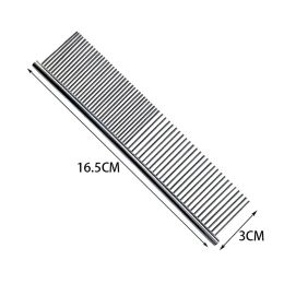 Pet Stainless Steel Needle Comb (Option: )