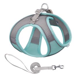 Vest-style Pet Harness Reflective Breathable Dog Hand Holding Rope Leash (Option: )