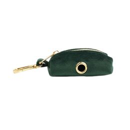 Pet Collar Dog Fabric Velvet (Option: Green-Dog poop bag-M)