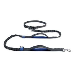 Multifunctional Running Reflective Double Telescopic Dog Leash Dog Chain Lead Rope (Option: )