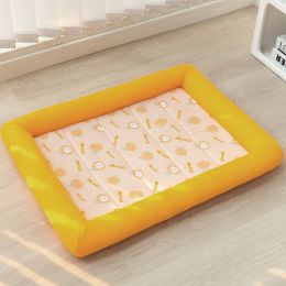 Pet Dog Cooler Sandwich Enclosure Mat (Option: Sweet Orange-XL)