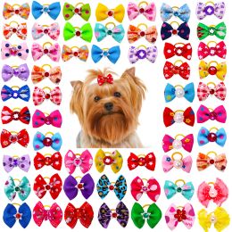 Pet Bow Head Flower Dog Rubber Band Accessories (Option: )