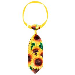 Sunflower Pet Tie Summer Collar Decoration (Option: Large sunflower flower)