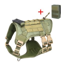 Pet Tactical Chest And Back Vest (Option: Green Chest And Back-S20 40)