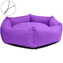 Dog And Cat Nest Removable And Washable Pet Supplies (Option: Purple-M)