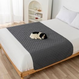 Solid Color Waterproof Pet Mat Four Seasons (Option: Dark Grey-210X305CM)