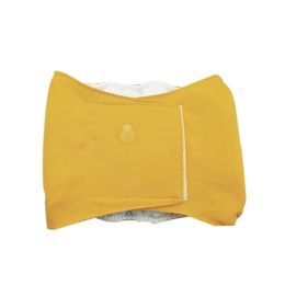 Male Dog Special Waterproof Belt Absorbent Diaper (Option: Yellow-L)