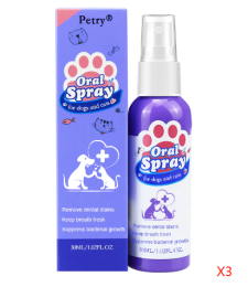 Teeth Cleaning Spray For Dogs (Option: 3PCS)