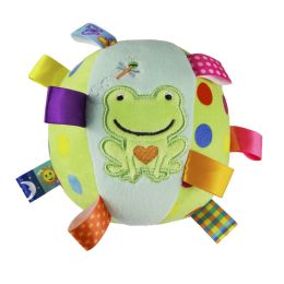 Pet Dog Vocal Plush Toy Ringing Bell Ball (Option: Frog)