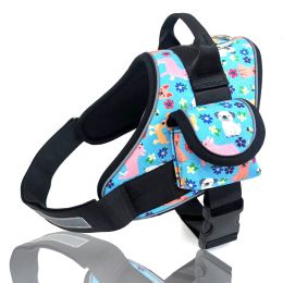 Special Sale New Explosion-proof Flush Pet Chest Braces Dog Braces K9 Pet Leash (Option: Sky blue-2XL)