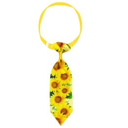 Sunflower Pet Tie Summer Collar Decoration (Option: Yellow sunflower)