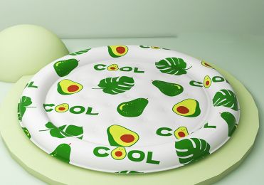 Pet Ice Mat Round Nest Cold Gel (Option: Avocado Round-XL)