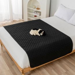 Solid Color Waterproof Pet Mat Four Seasons (Option: Black-210X210CM)