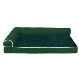 Thickened Memory Sponge Right Angle Four Seasons Dog Cat Pet Sofa (Option: Dark green-2XL)