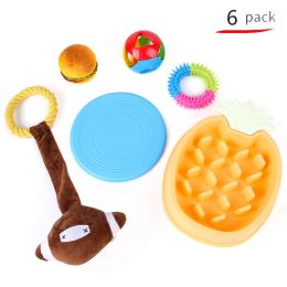 Pet Dog Cotton Rope Bite Resistant Plush Teeth Cleaning Toy Set (Option: B91109)