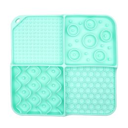 Pet Dog And Cat Multifunctional Suction Cup Licking Pad (Option: Mint Green-Small)