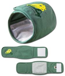 Touchdog Gauze-Aid Protective Dog Bandage and Calming Compression Sleeve (Color: green)