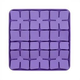 Pets Licking Plate Slow Tableware Pad Cat And Dog Tableware Pet Supplies (Color: Purple)