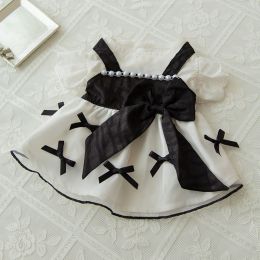 Thin Breathable Princess Skirt Small Dog Pet Clothing (Option: Bowtie Skirt-2XL)